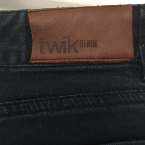 Simons Blue and Orange Jeans - Picture 3 of 4